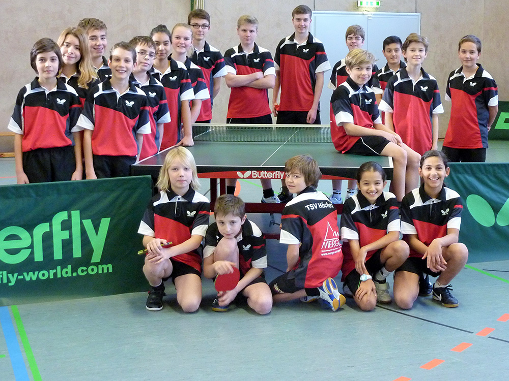 Bild der Tischtennis-Jugendmannschaften