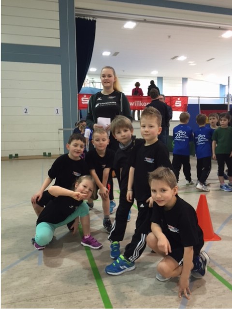 U8 KiLa-Mannschaft des TSV Höchst bei den Kreisbestenkämpfen (Halle) 2016 in Sadnbach