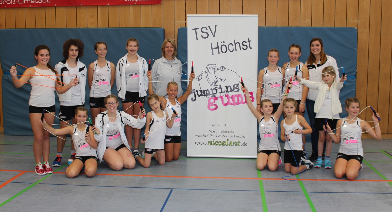 Rope-Skipping Gaumeisterschaften 2016: Die Jumping Gums vom TSV Höchst