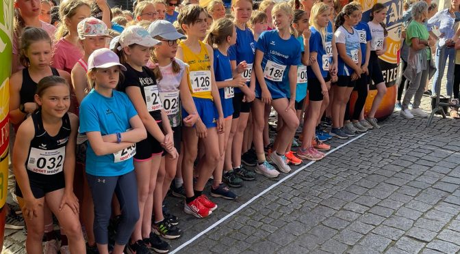 TSV-Läufer beim Stadtlauf in Michelstadt  ganz vorne mit dabei