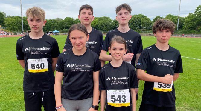 4x100m Staffel wird Südhessenmeister